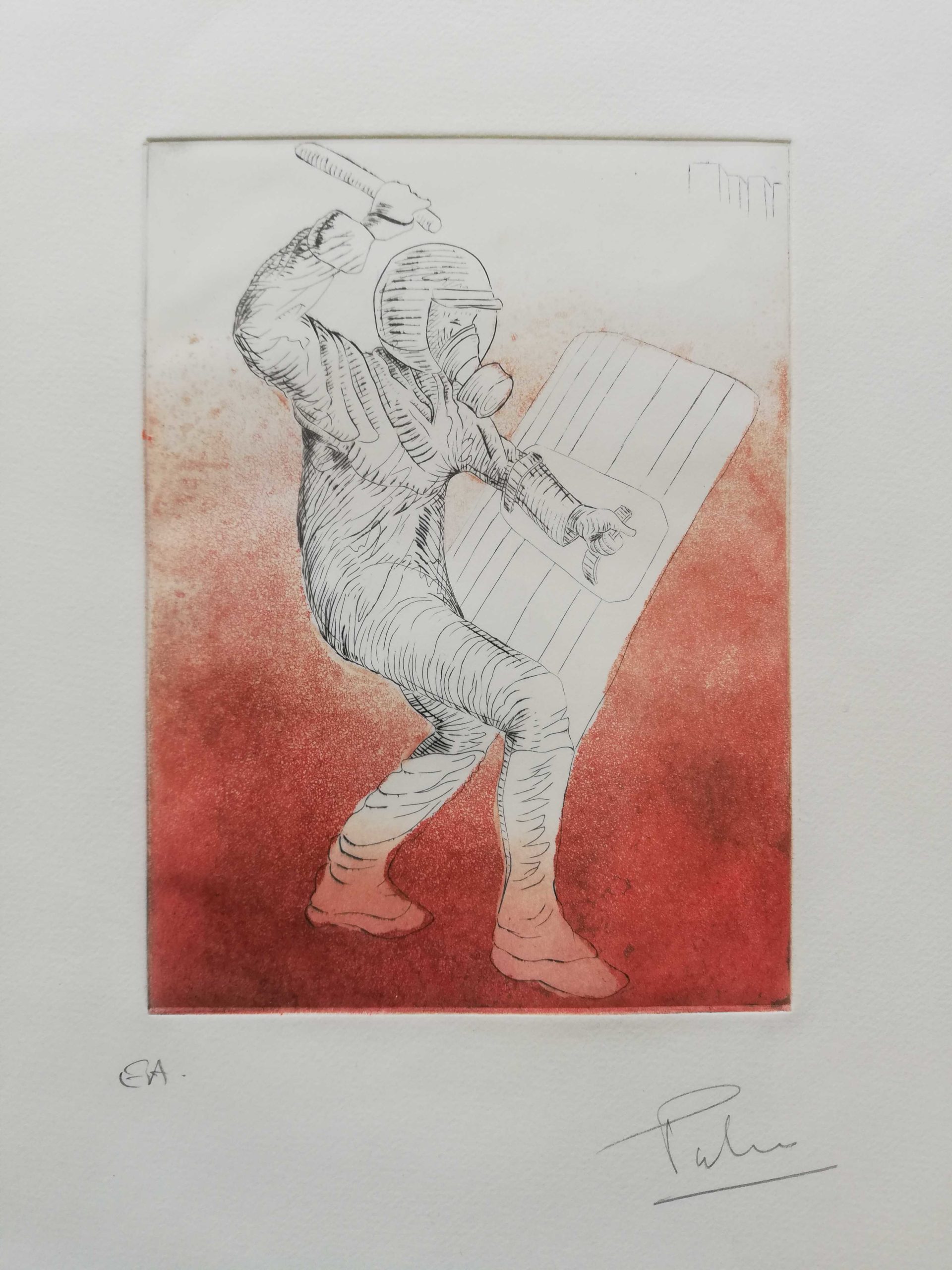 Force de l'ordre engrave by Michel Puharré 2014